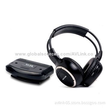 Infrared Wireless Headphone for Home Audio Systems with 10m Operating Distance and Foldable Design